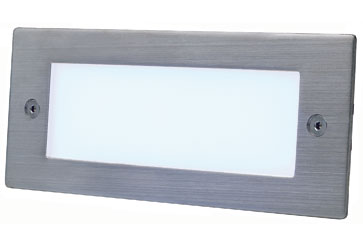 230231 Brick LED 16 Stainless Steel Outdoor Wall Lights